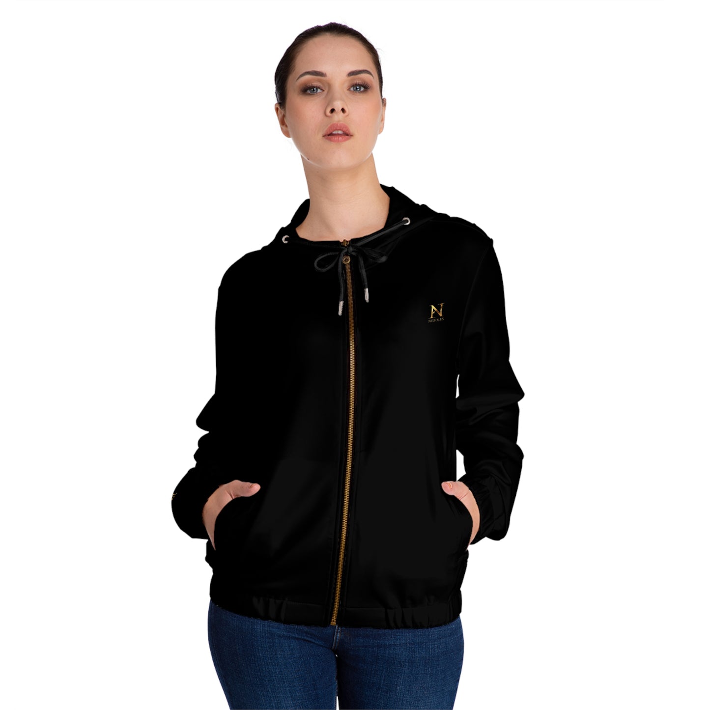 Women’s Full-Zip Hoodie — NEROLUX  Lightweight Zip-Up