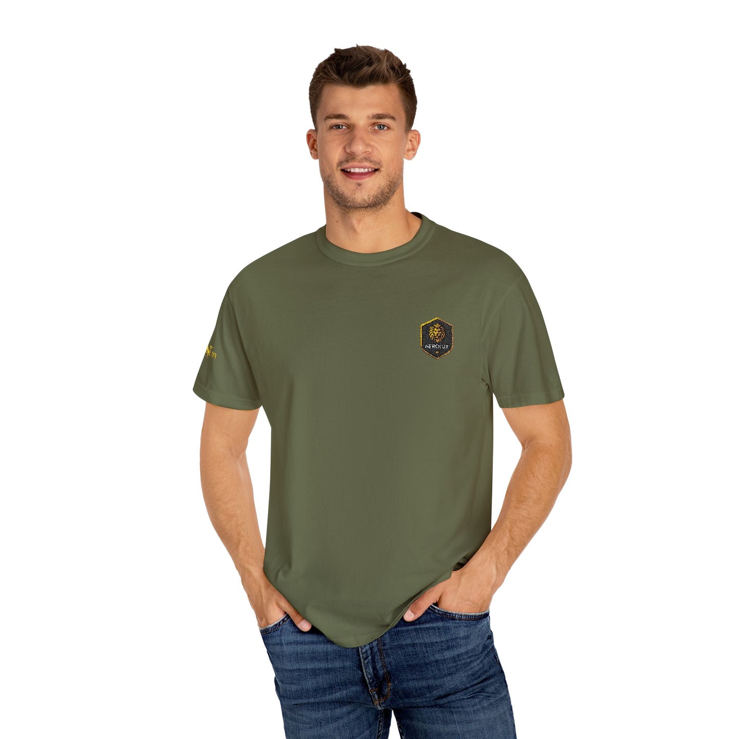 Lion Crest Tee –T-Shirt by NEROLUX DESIGN
