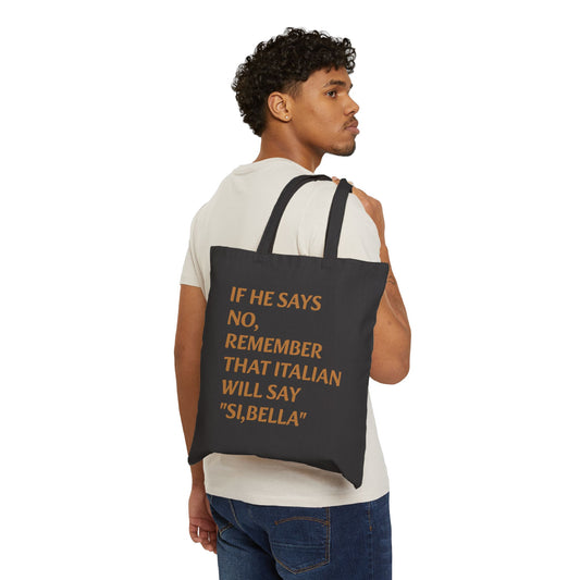 Friendly Cotton Canvas Tote Bag for  Grocery Shopping, Beach Trips, Gift Ideas
