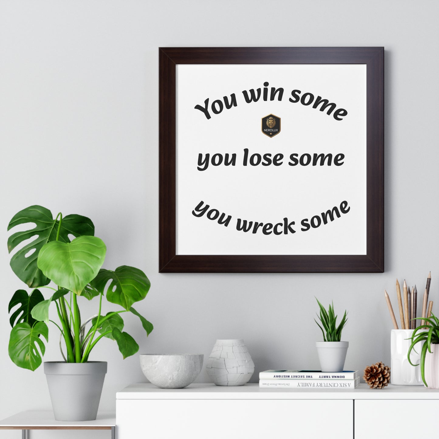 Motivational Wall Art, Framed Inspirational Poster, Home Decor, Man Cave Decor, Gift for Him, Positive Affirmation Print