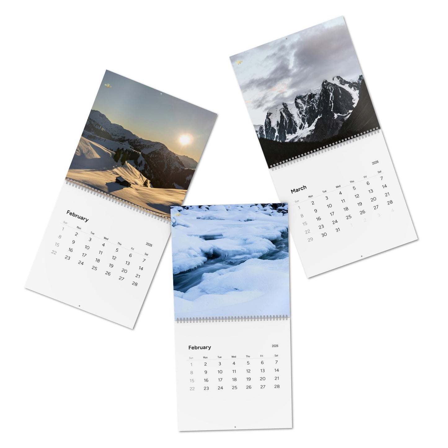 Standard Wall Calendar 2026 | Nature Photography, Monthly Planner, Yearly Organizer, Home & Office Decor