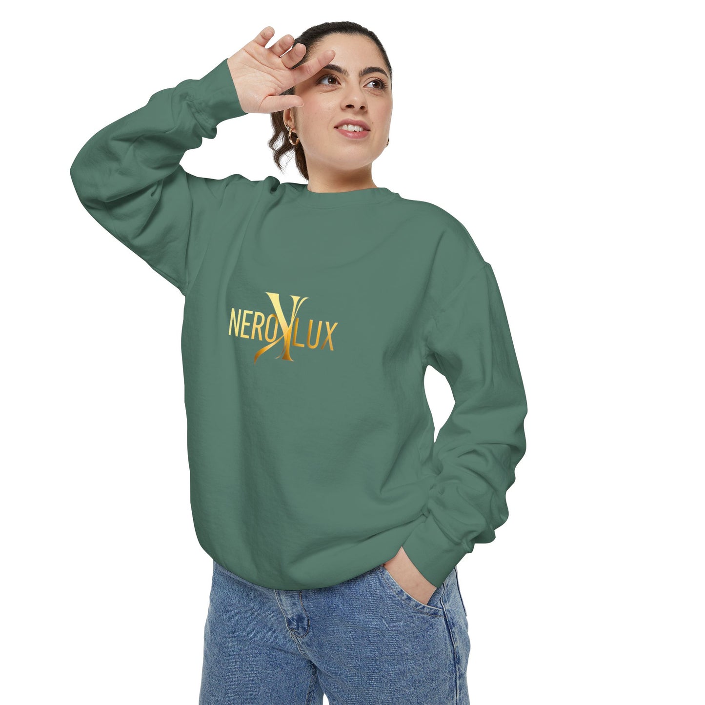 NeroLux Gold Script Sweatshirt
