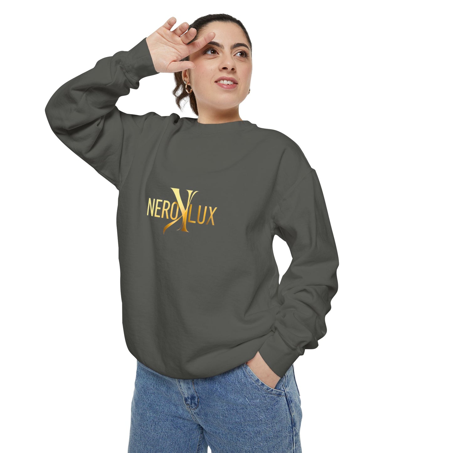 NeroLux Gold Script Sweatshirt