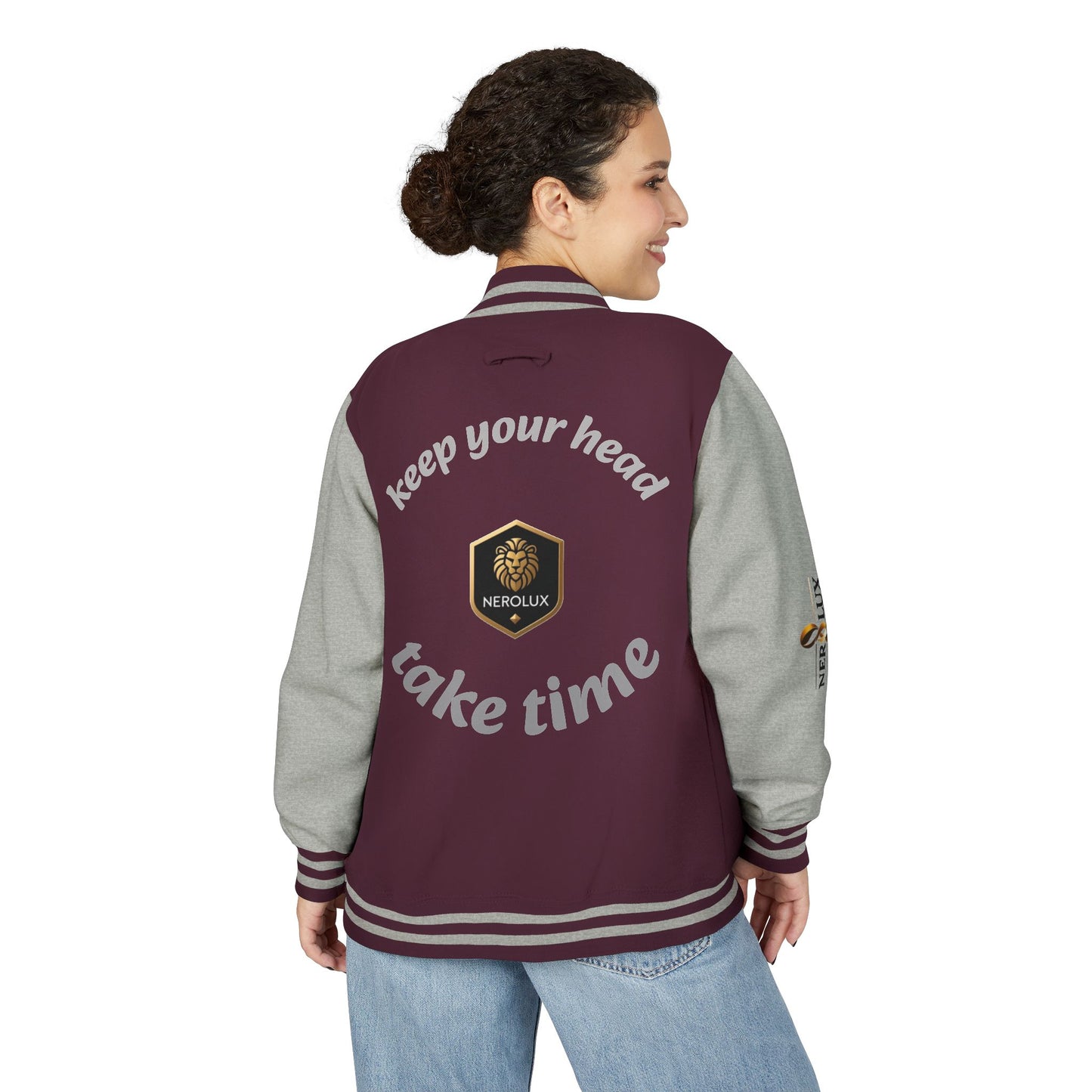 The Letterman Jacket — “Keep Your Head, Take Time” by Nerolux COUTURE