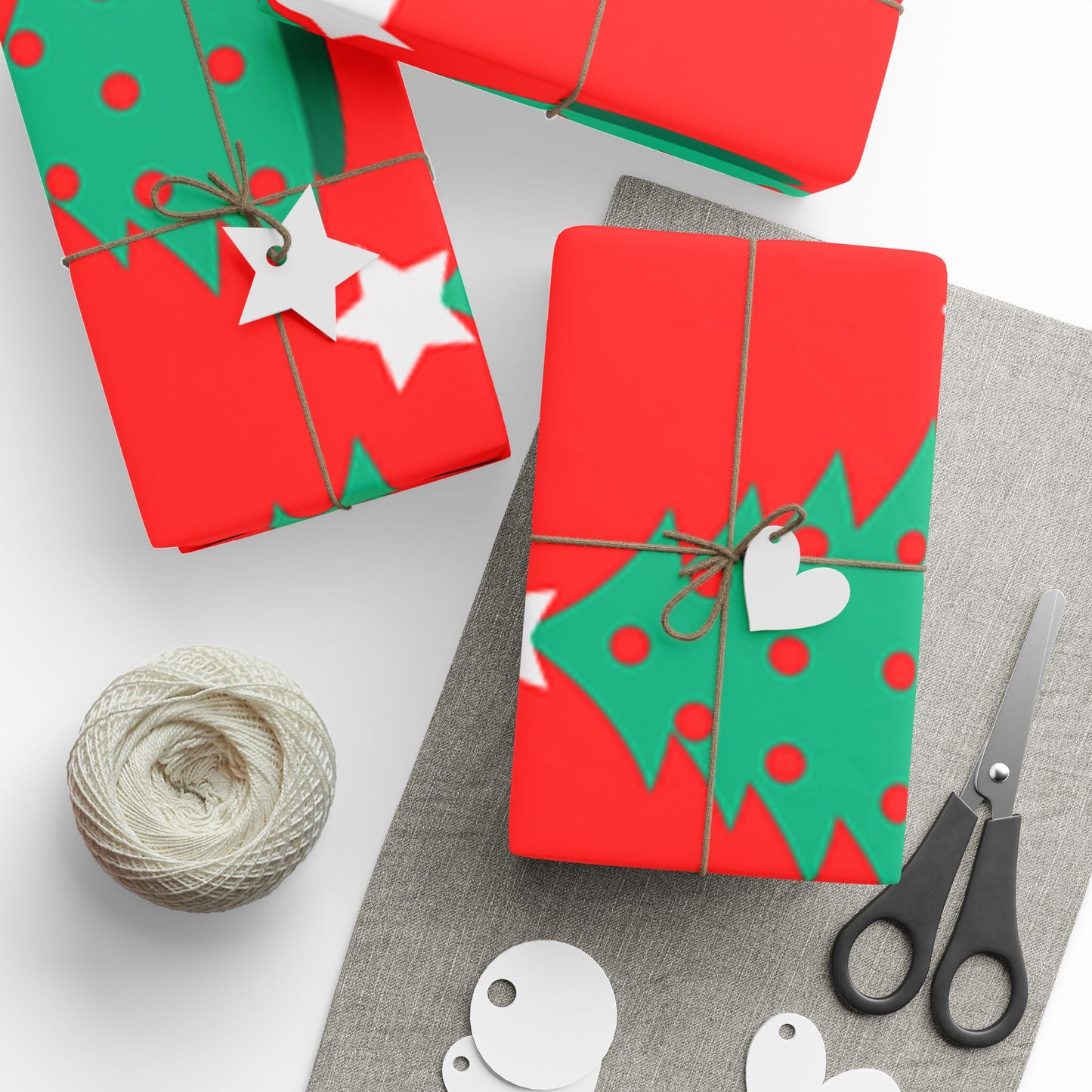 Festive Wrapping Papers - Holiday Gift Wrap, Christmas Wrapping Paper, Colorful Gift Wrap, Eco-Friendly Wrap, Party Supplies