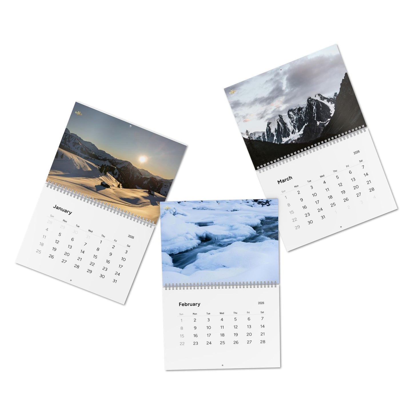Standard Wall Calendar 2026 | Nature Photography, Monthly Planner, Yearly Organizer, Home & Office Decor