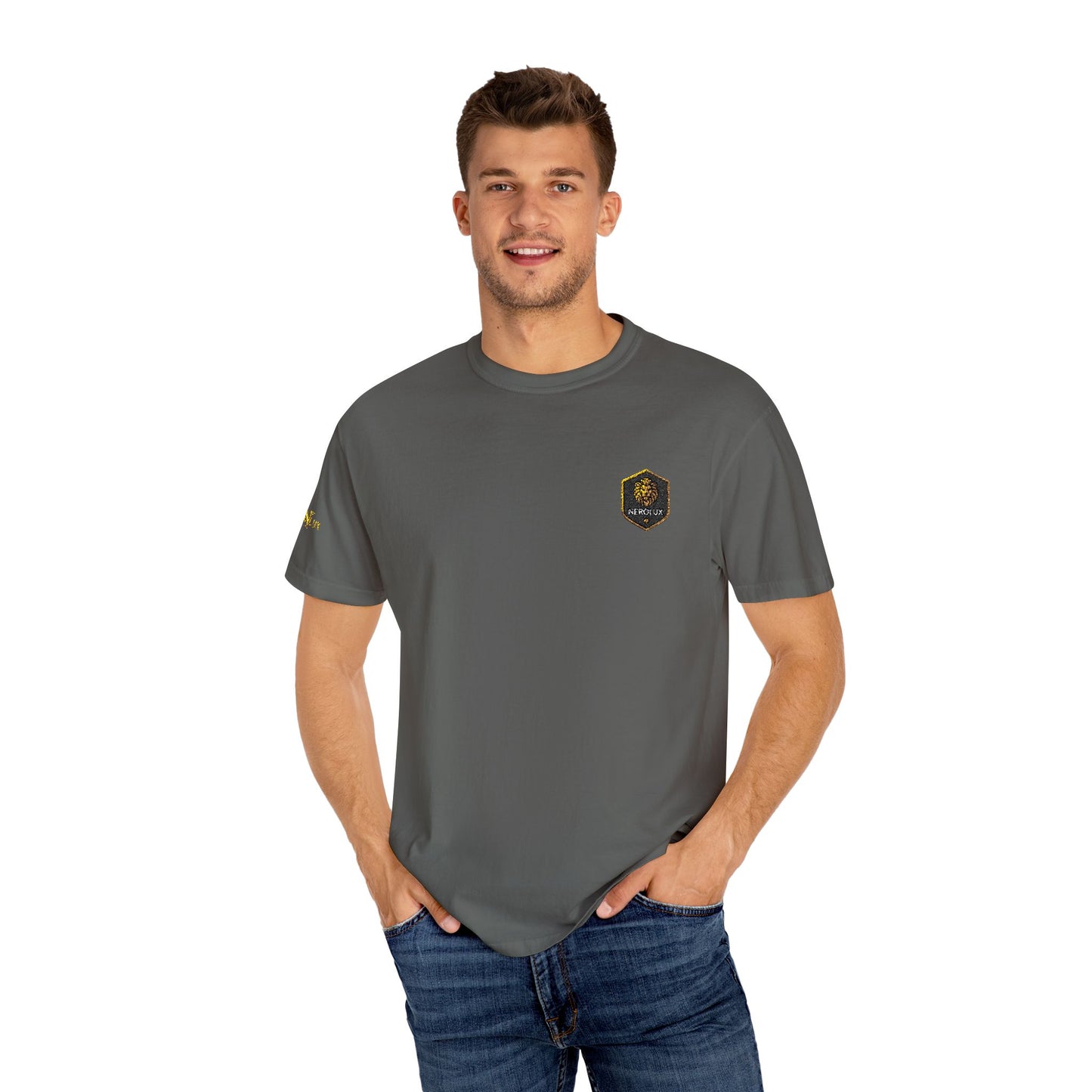 Lion Crest Tee –T-Shirt by NEROLUX DESIGN