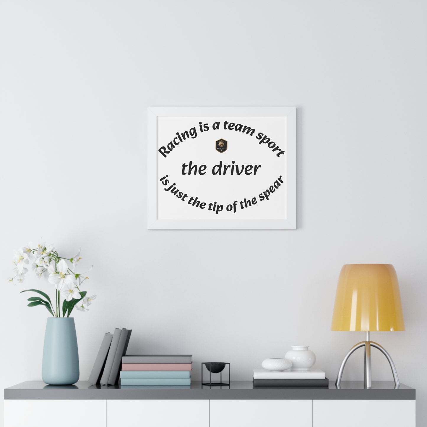Racing Themed Wall Art, Framed Poster for Car Enthusiasts, Gift for Drivers, Home Decor, Racing Decor, Sports Art, Wall Art Print
