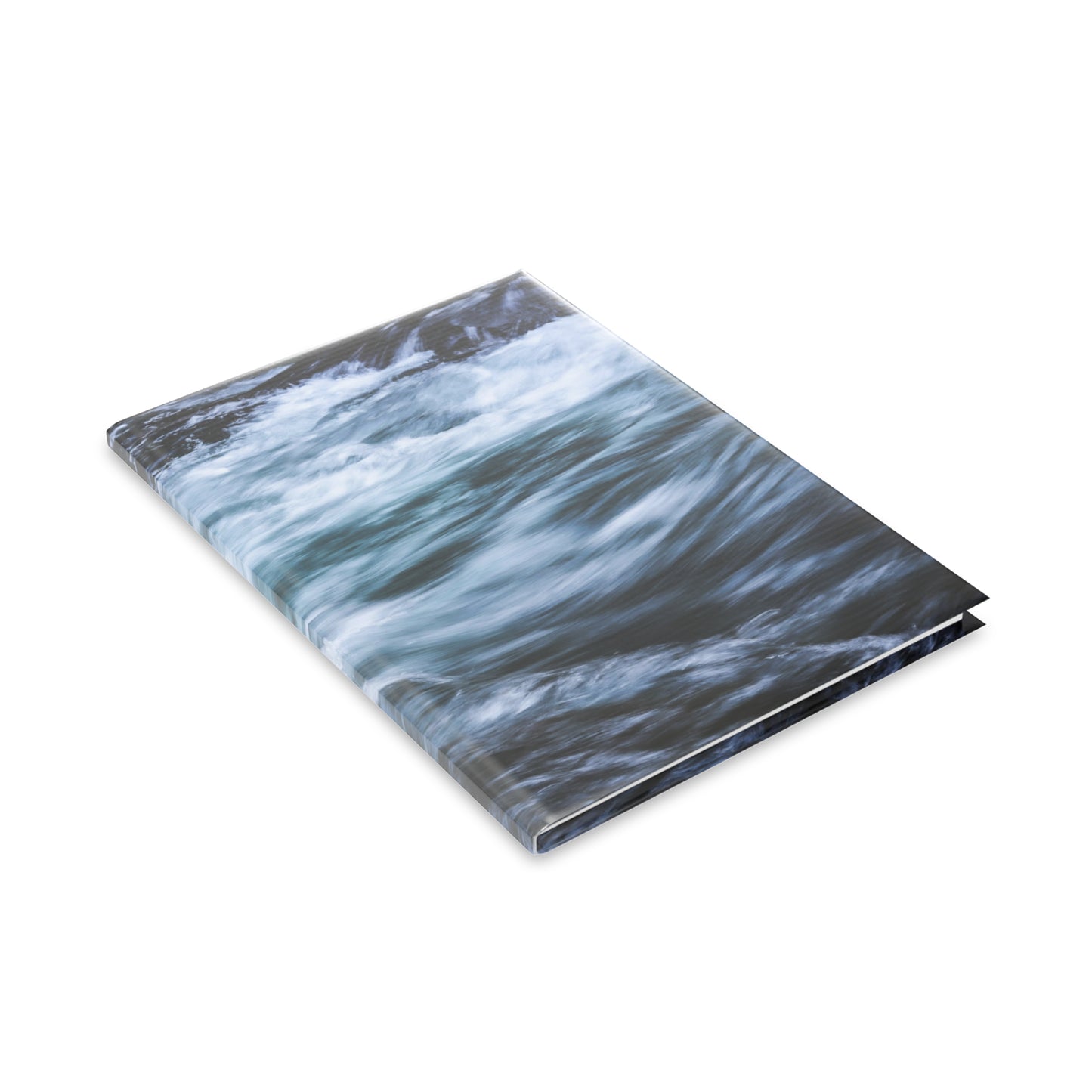 Ocean-Inspired Hardcover Notebook, Nature Journal, Puffy Cover Diary, Water-Themed Sketchbook, Gift for Writers